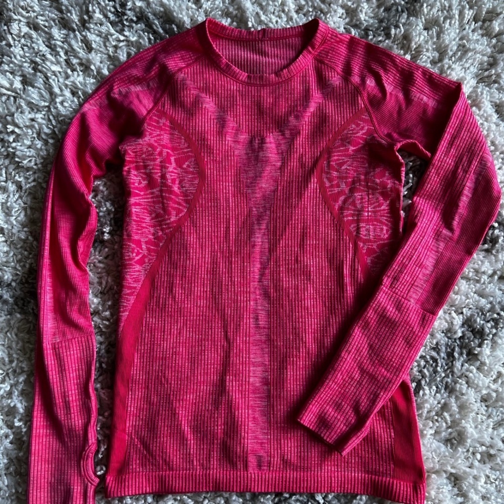 Lululemon Rest Less Pullover Heathered Boom Juice